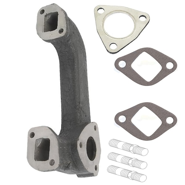 Aic Replacement Parts Exhaust Manifold Fits Massey Ferguson 133 135 145 148 152 154 20D 20F 2204 37781341-GASKETS-BOLT - main